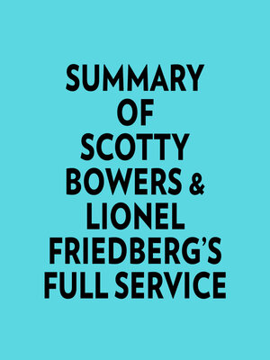cover image of Summary of Scotty Bowers & Lionel Friedberg's Full Service